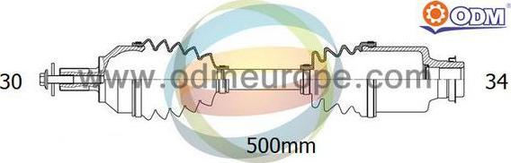 Multiparts 18-141280 - Pogonska osovina www.molydon.hr
