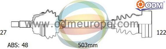 Multiparts 18-143011 - Pogonska osovina www.molydon.hr