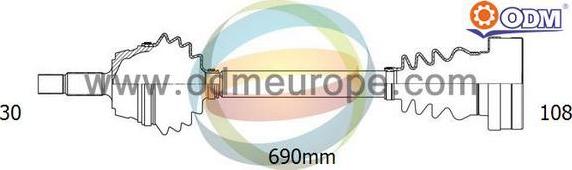 Multiparts 18-143140 - Pogonska osovina www.molydon.hr