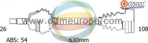 Multiparts 18-143131 - Pogonska osovina www.molydon.hr