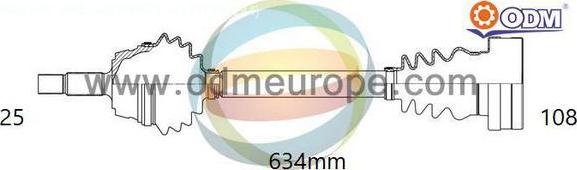 Multiparts 18-143210 - Pogonska osovina www.molydon.hr