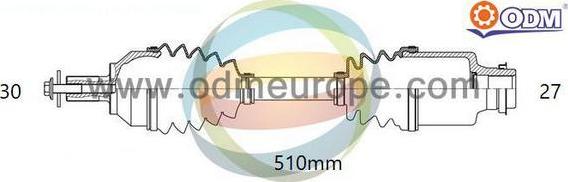 Multiparts 18-142370 - Pogonska osovina www.molydon.hr