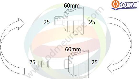 Multiparts 12-141451 - Kardan, Pogonska osovina www.molydon.hr