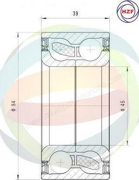 Multiparts 70-140017 - Komplet Ležaja kotača www.molydon.hr