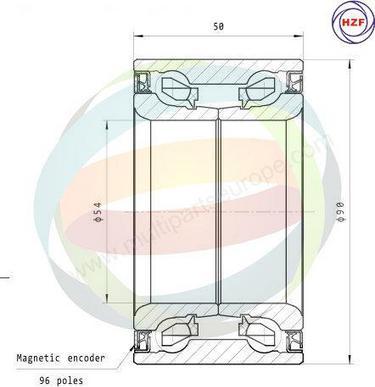 Multiparts 70-140026 - Komplet Ležaja kotača www.molydon.hr