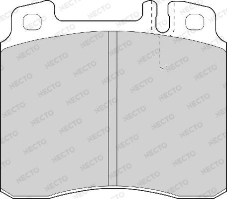 Necto FD6642A - Komplet Pločica, disk-kočnica www.molydon.hr