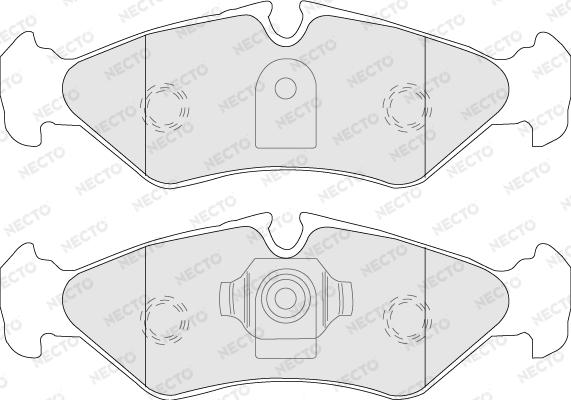 Necto FD6676V - Komplet Pločica, disk-kočnica www.molydon.hr