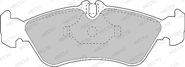 Necto FD6678V - Komplet Pločica, disk-kočnica www.molydon.hr