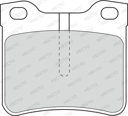 Necto FD6677V - Komplet Pločica, disk-kočnica www.molydon.hr