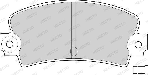 Necto FD614A - Komplet Pločica, disk-kočnica www.molydon.hr