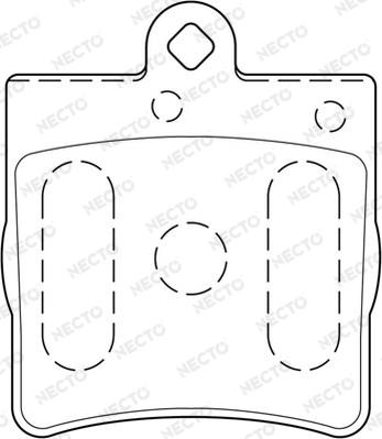 Necto FD6795A - Komplet Pločica, disk-kočnica www.molydon.hr