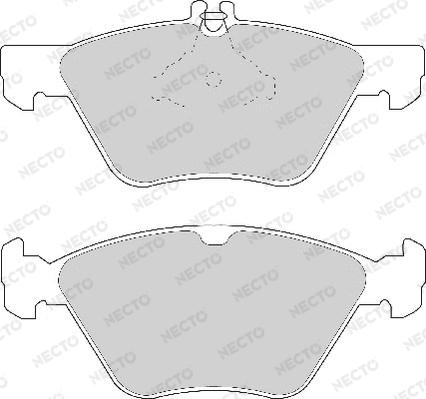 Necto FD6757A - Komplet Pločica, disk-kočnica www.molydon.hr