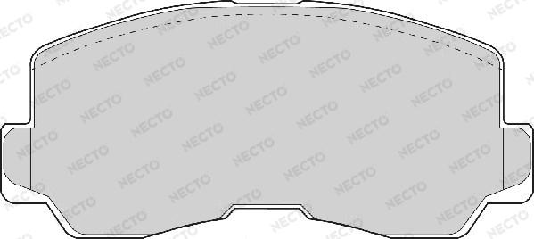 Necto FD6704A - Komplet Pločica, disk-kočnica www.molydon.hr