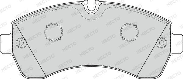 Necto FD7580V - Komplet Pločica, disk-kočnica www.molydon.hr