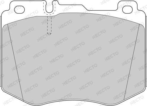 Necto FD7605A - Komplet Pločica, disk-kočnica www.molydon.hr