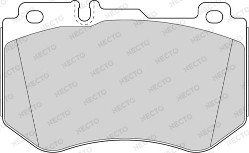 Necto FD7606A - Komplet Pločica, disk-kočnica www.molydon.hr