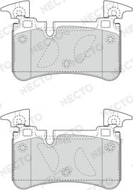 Necto FD7638A - Komplet Pločica, disk-kočnica www.molydon.hr