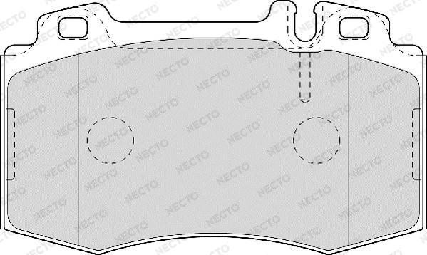 Necto FD7008A - Komplet Pločica, disk-kočnica www.molydon.hr