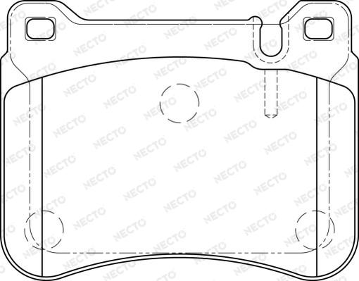 Necto FD7258A - Komplet Pločica, disk-kočnica www.molydon.hr