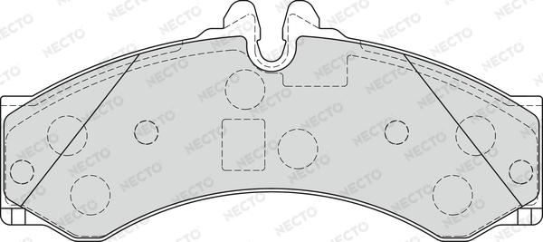 Necto FD7236V - Komplet Pločica, disk-kočnica www.molydon.hr