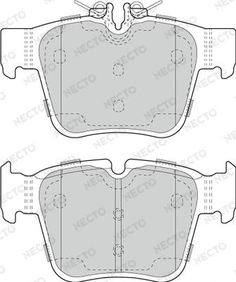 Necto FD7746A - Komplet Pločica, disk-kočnica www.molydon.hr