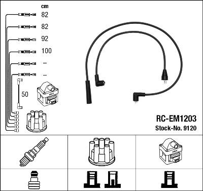 NGK 9120 - Set kablova za paljenje www.molydon.hr