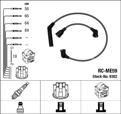 NGK 9302 - Set kablova za paljenje www.molydon.hr