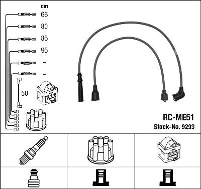 NGK 9293 - Set kablova za paljenje www.molydon.hr