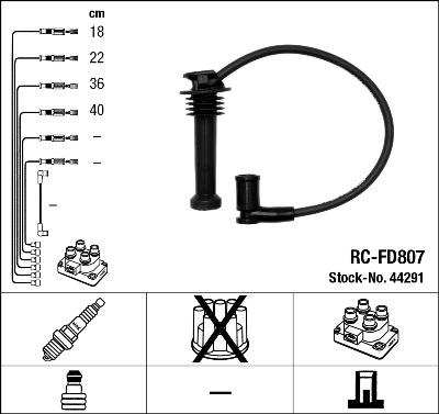 NGK 44291 - Set kablova za paljenje www.molydon.hr