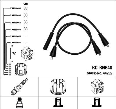 NGK 44282 - Set kablova za paljenje www.molydon.hr