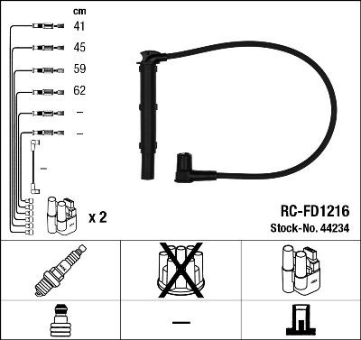 NGK 44234 - Set kablova za paljenje www.molydon.hr