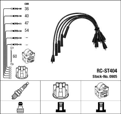 NGK 0905 - Set kablova za paljenje www.molydon.hr