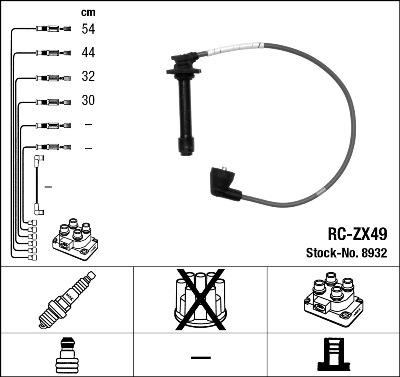 NGK 8932 - Set kablova za paljenje www.molydon.hr