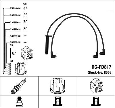 NGK 8556 - Set kablova za paljenje www.molydon.hr