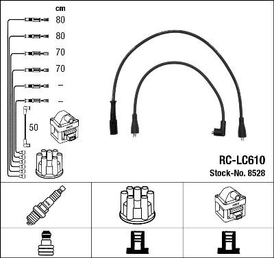 NGK 8528 - Set kablova za paljenje www.molydon.hr