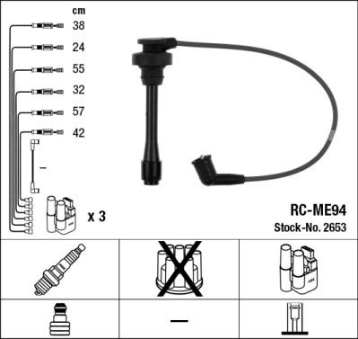 NGK 2653 - Set kablova za paljenje www.molydon.hr