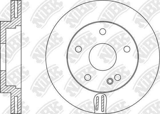 NiBK RN1594 - Kočioni disk www.molydon.hr