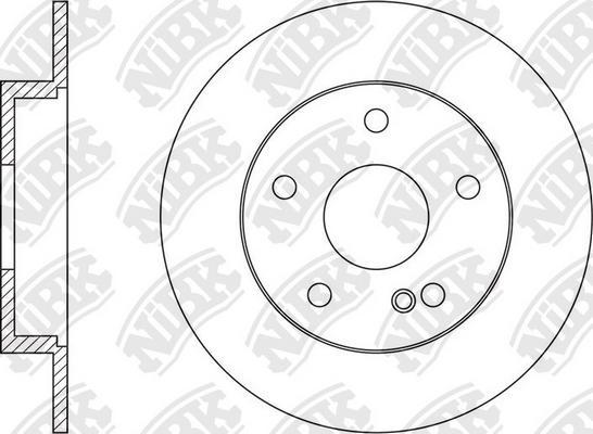 NiBK RN1595 - Kočioni disk www.molydon.hr