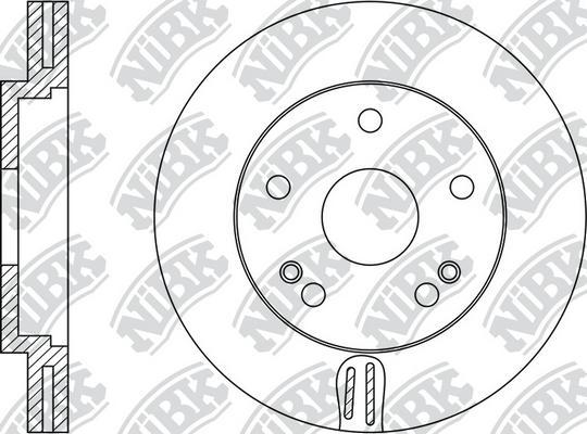 NiBK RN1087 - Kočioni disk www.molydon.hr