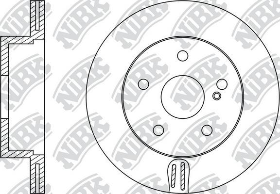 NiBK RN1272 - Kočioni disk www.molydon.hr