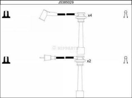 Nipparts J5385029 - Set kablova za paljenje www.molydon.hr