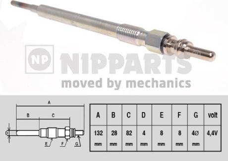 Nipparts N5710504 - Grijač za paljenje www.molydon.hr
