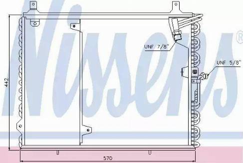 NISSENS 94400 - Kondenzator, klima-Uređaj www.molydon.hr