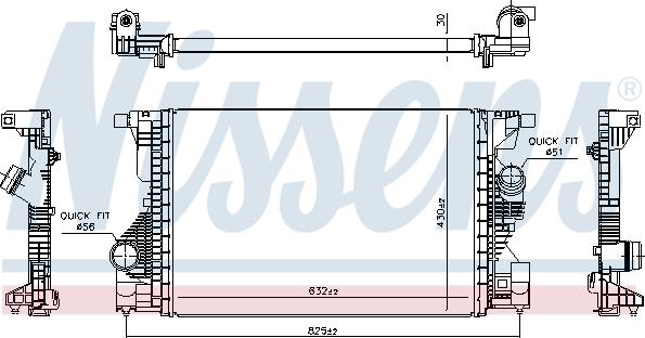 NISSENS 961559 - Intercooler, hladnjak www.molydon.hr