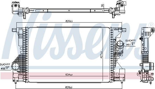 NISSENS 961560 - Intercooler, hladnjak www.molydon.hr