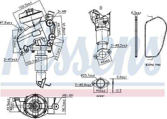 NISSENS 98415 - EGR ventil www.molydon.hr