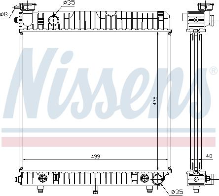 NISSENS 62632 - Hladnjak, hladjenje motora www.molydon.hr