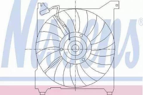 Nissens 85411 - Ventilator, hladjenje motora www.molydon.hr