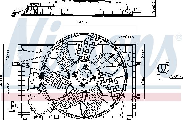 NISSENS 85656 - Ventilator, hladjenje motora www.molydon.hr