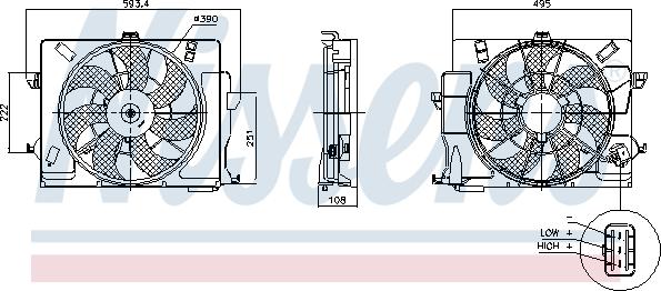 Nissens 850049 - Ventilator, hladjenje motora www.molydon.hr